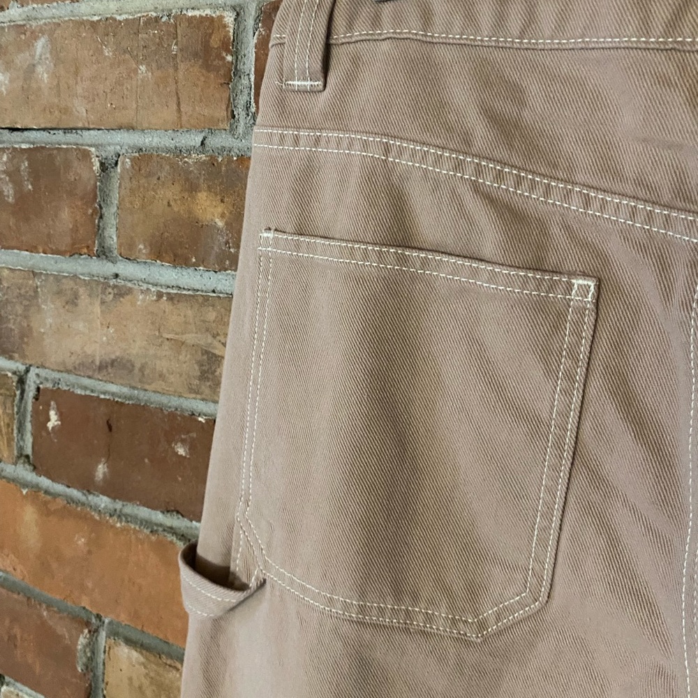 ARITZIA TNA the greenwich pant cargo carpenter straight leg pants size 10 - Picture 6 of 7